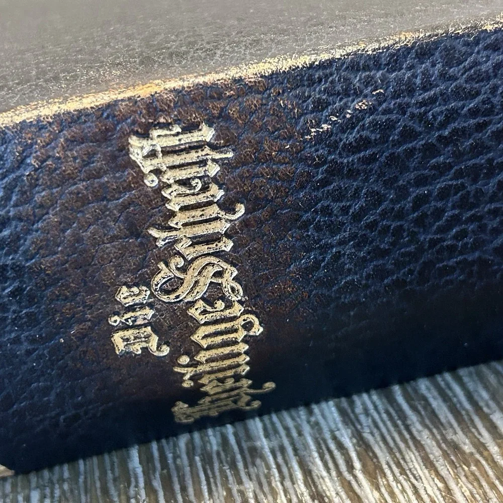 Antique German Martin Luther Bible Die Bibel Concordia St Louis Gilt Edges